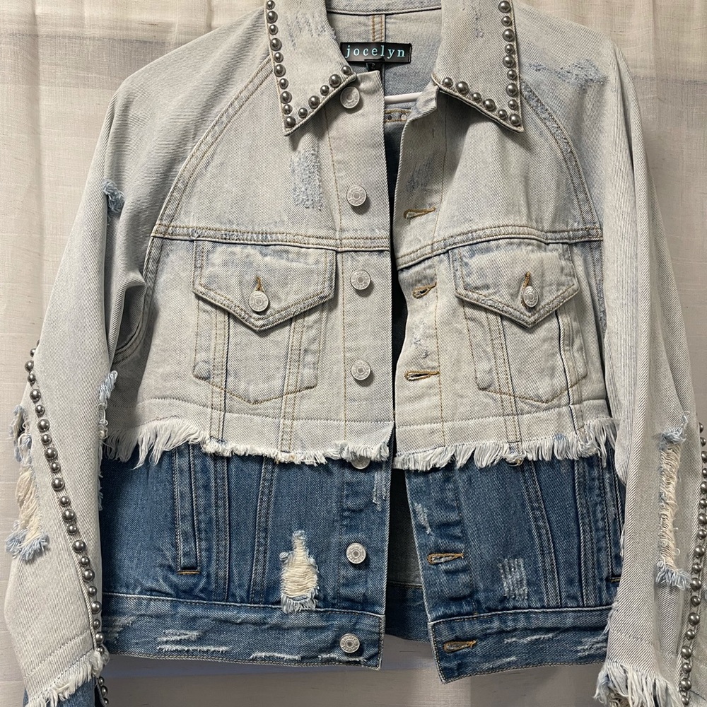 Distressed Jean Jacket - Picture 2 of 3